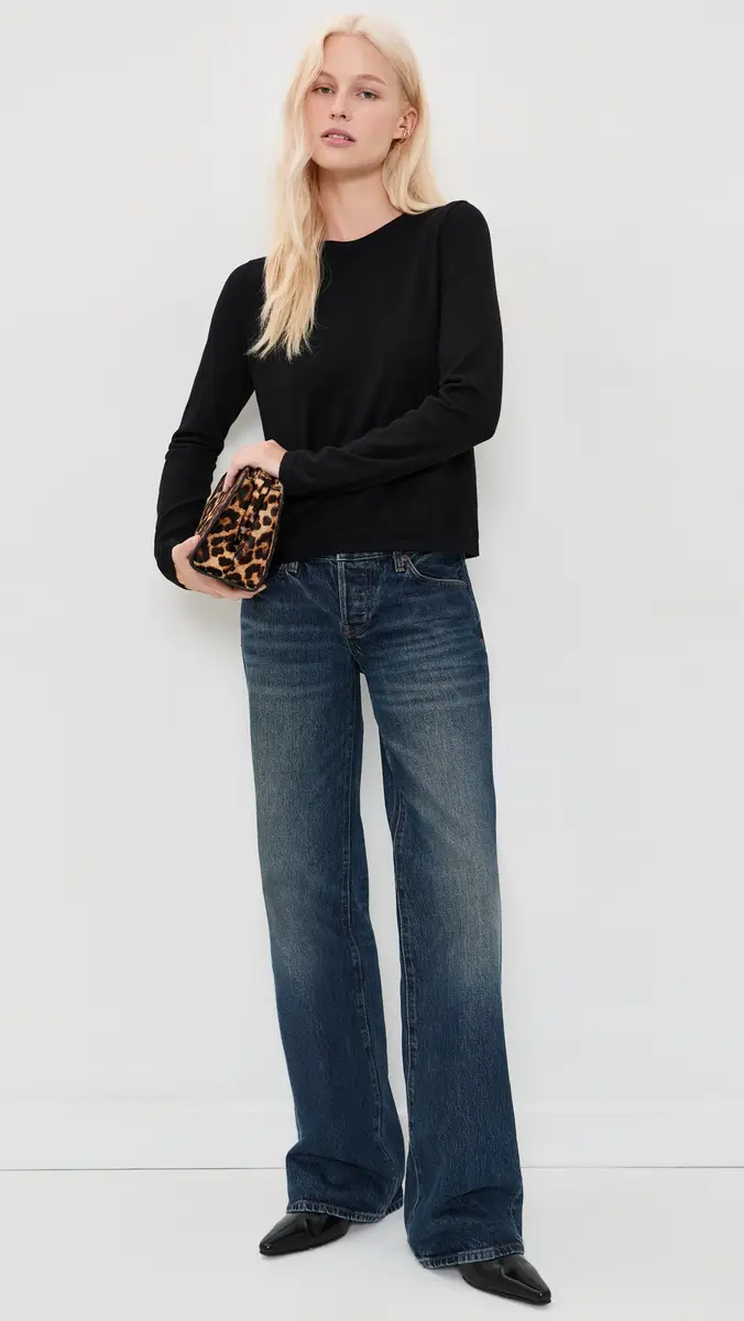 RAILS Cotton Cashmere Long Sleeve Tee | Thumbnail 5 RAILS Cotton Cashmere Long Sleeve Tee | Thumbnail 5