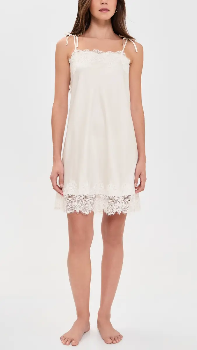 Flora Nikrooz Solid Stretch Charm Chemise | Thumbnail 5 Flora Nikrooz Solid Stretch Charm Chemise | Thumbnail 5