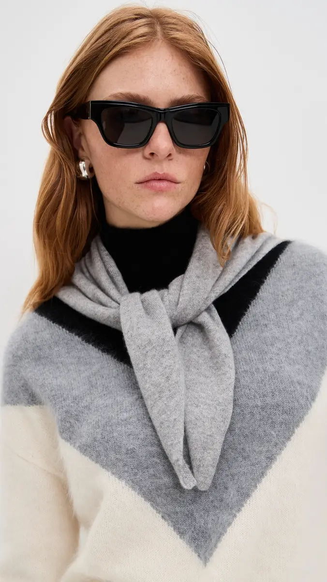 White + Warren Cashmere Triangle Scarf | Thumbnail 3 White + Warren Cashmere Triangle Scarf | Thumbnail 3