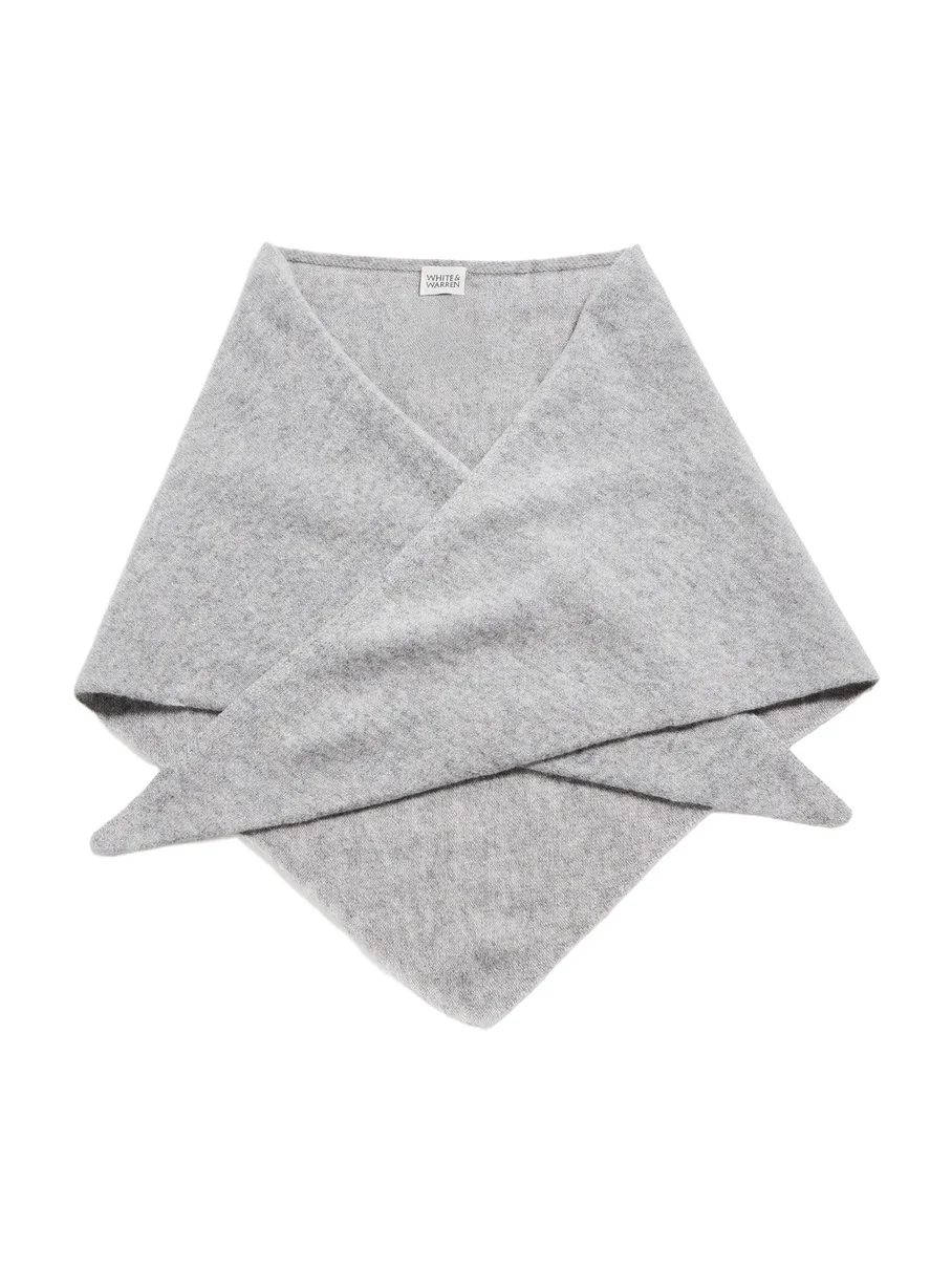 White + Warren Cashmere Triangle Scarf