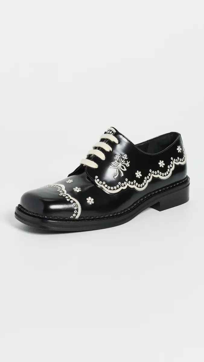 Simone Rocha Floral Lace Brogues | Thumbnail 2 Simone Rocha Floral Lace Brogues | Thumbnail 2