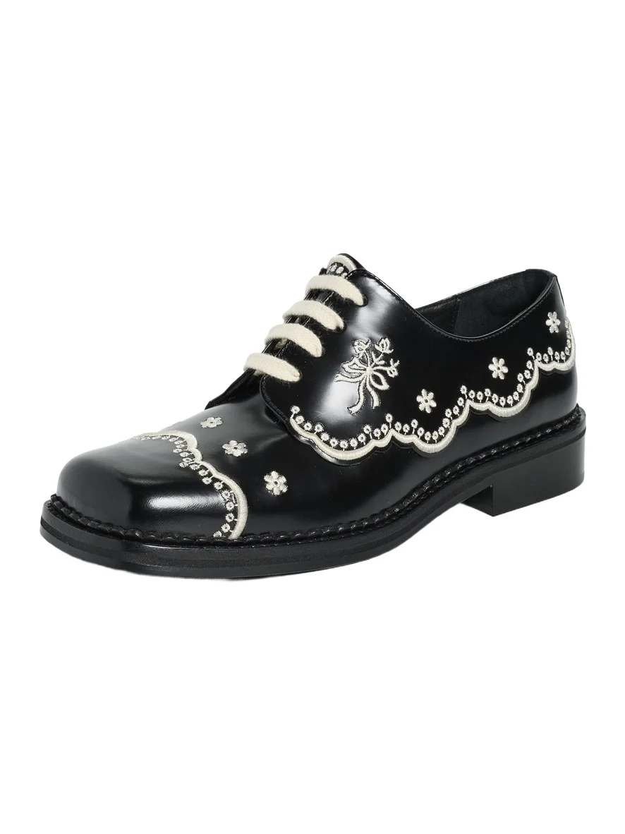 Simone Rocha Floral Lace Brogues