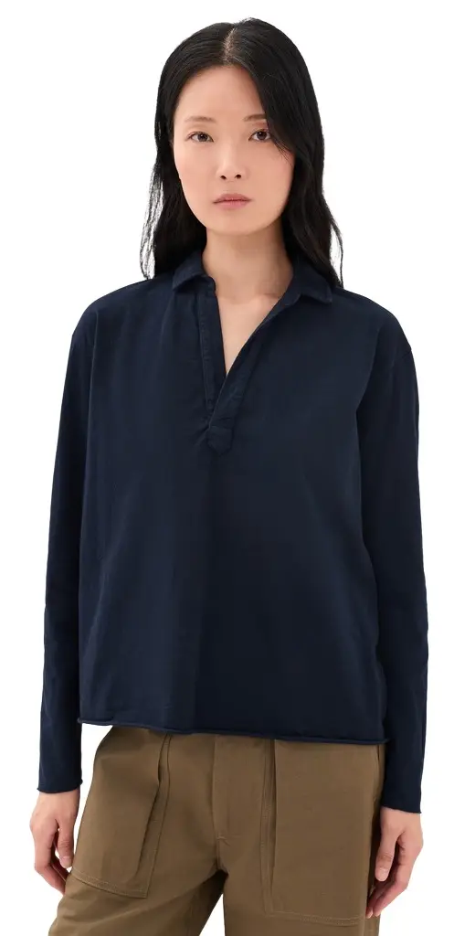 FRANK & EILEEN Patrick Popover Top