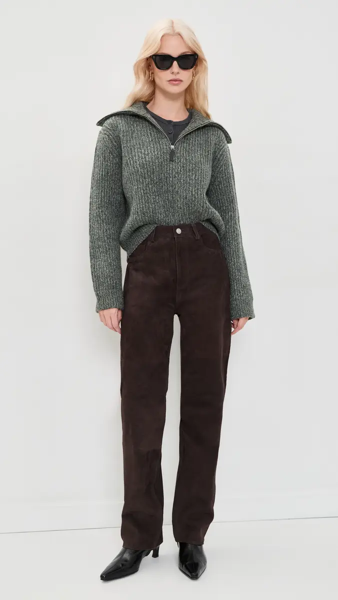Vince Sailor Collar Half Zip Pullover | Thumbnail 5 Vince Sailor Collar Half Zip Pullover | Thumbnail 5