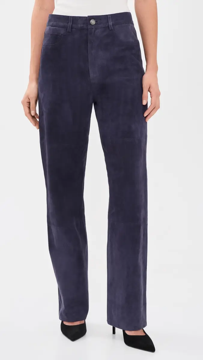 DL1961 Daria Stovepipe High Rise Suede Pants 31 | Thumbnail 2 DL1961 Daria Stovepipe High Rise Suede Pants 31 | Thumbnail 2