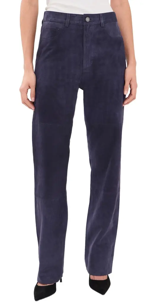 DL1961 Daria Stovepipe High Rise Suede Pants 31