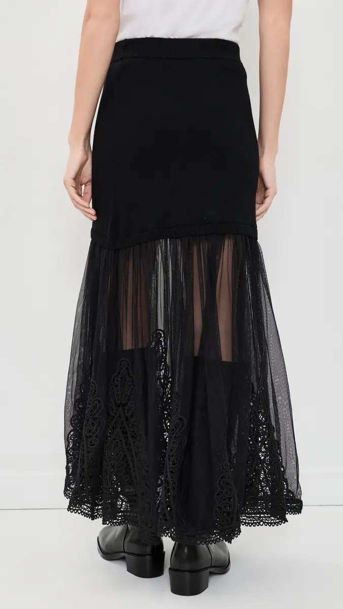 Sea Vali Embroidered Maxi Skirt | Thumbnail 4 Sea Vali Embroidered Maxi Skirt | Thumbnail 4