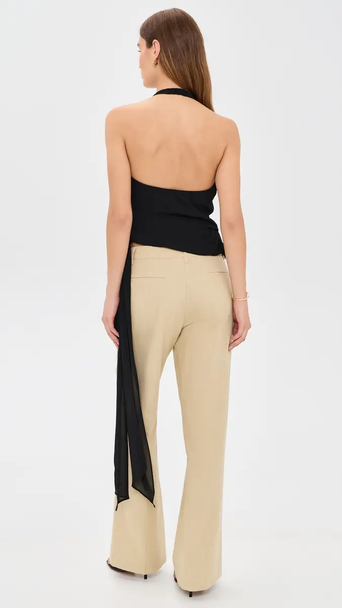 Runaway The Label Arlowe Halter Wrap Top | Thumbnail 3