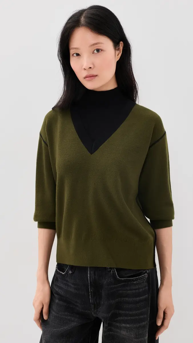 Essentiel Antwerp Koli Bicolor Knit Pullover | Thumbnail 2 Essentiel Antwerp Koli Bicolor Knit Pullover | Thumbnail 2