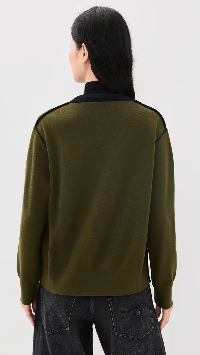 Essentiel Antwerp Koli Bicolor Knit Pullover | Thumbnail 3 Essentiel Antwerp Koli Bicolor Knit Pullover | Thumbnail 3