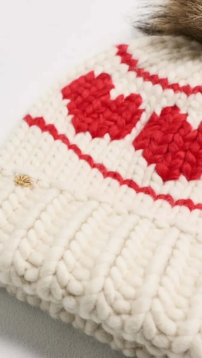 Lele Sadoughi Triple Hearts Beanie | Thumbnail 4