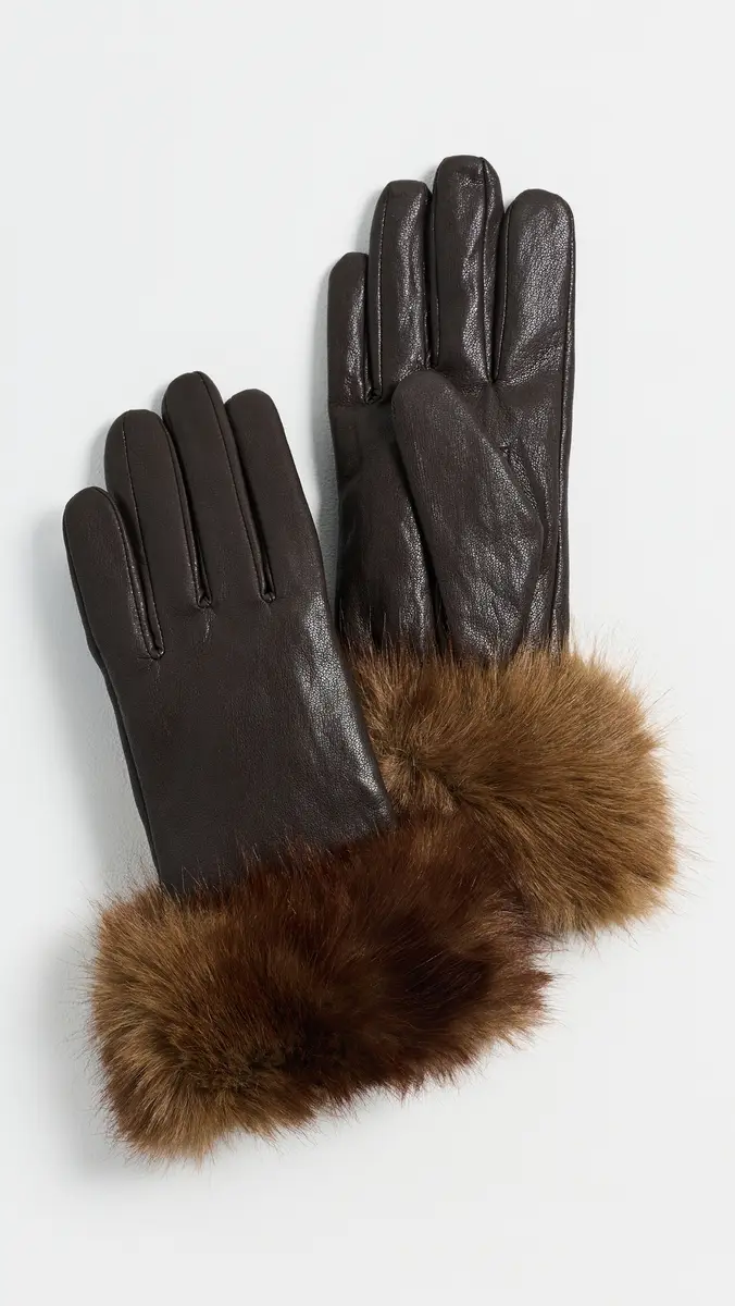 Apparis Betty Mink Gloves | Thumbnail 2 Apparis Betty Mink Gloves | Thumbnail 2