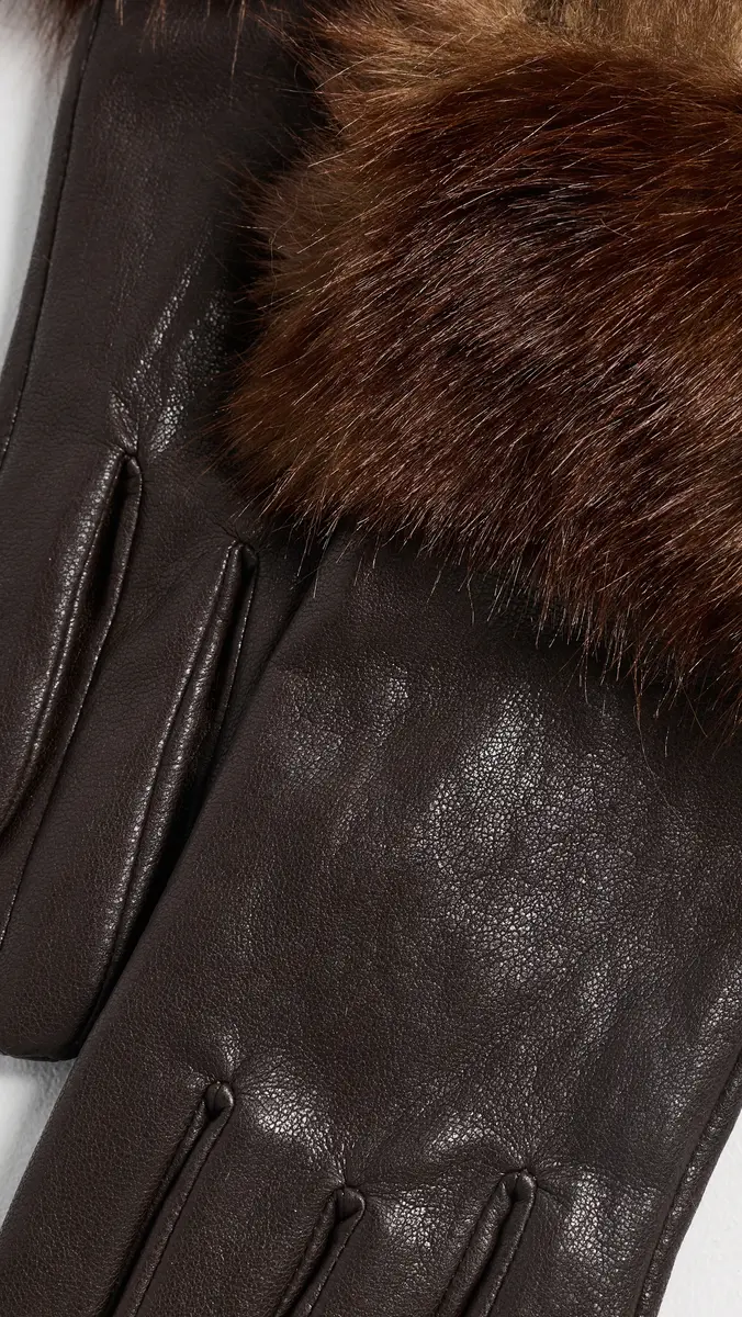 Apparis Betty Mink Gloves | Thumbnail 4 Apparis Betty Mink Gloves | Thumbnail 4