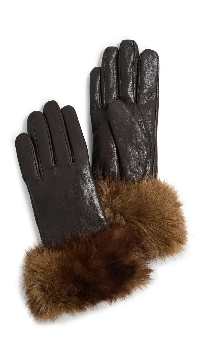 Apparis Betty Mink Gloves | Thumbnail 5 Apparis Betty Mink Gloves | Thumbnail 5
