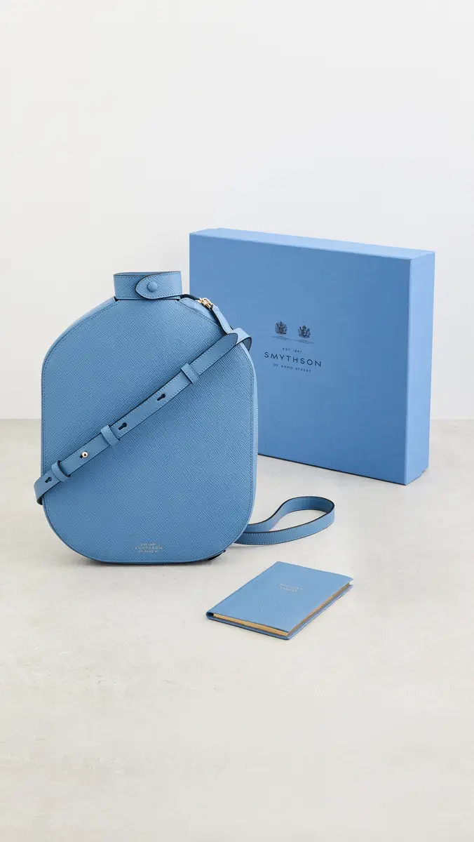 Smythson Pickleball Set Nile Blue | Thumbnail 2