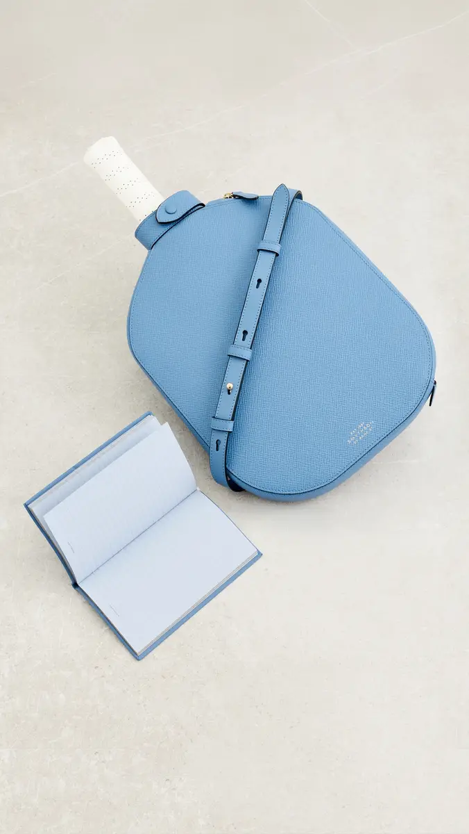 Smythson Pickleball Set Nile Blue | Thumbnail 3