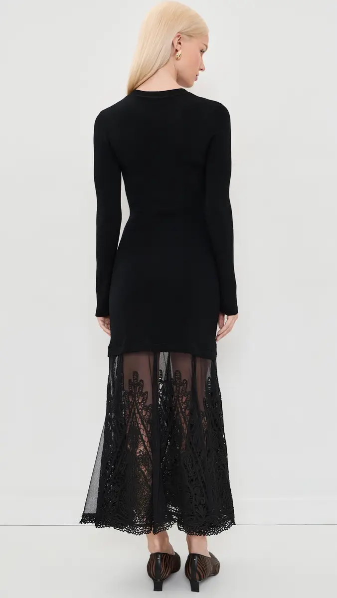 Sea Vali Embellished Mixed Media Maxi Dress | Thumbnail 3 Sea Vali Embellished Mixed Media Maxi Dress | Thumbnail 3