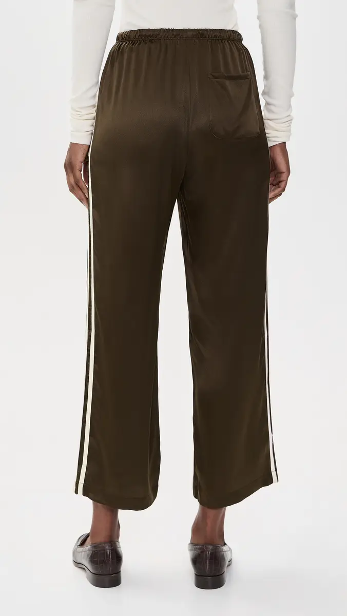 DONNI. DONNI. The Silk Stripe Crop Pants | Thumbnail 3