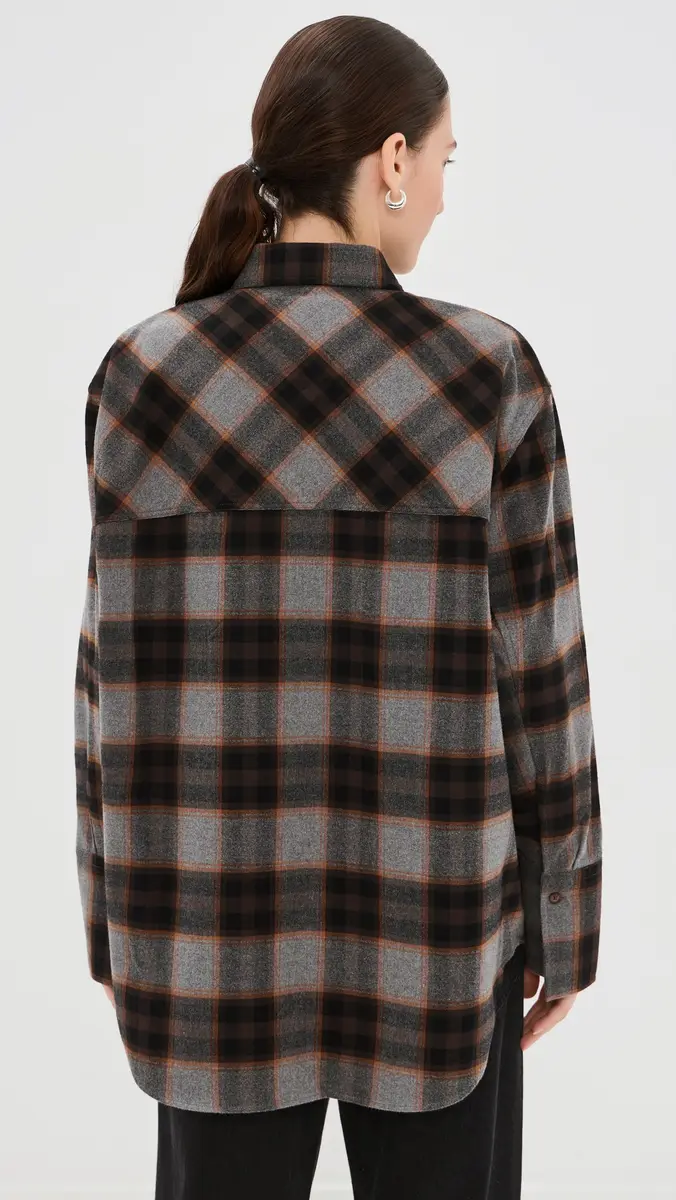 RÓHE Flannel Check Overshirt | Thumbnail 3 RÓHE Flannel Check Overshirt | Thumbnail 3