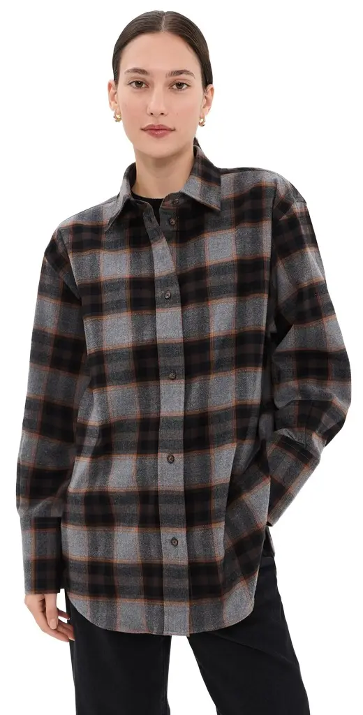 Flannel Check Overshirt Flannel Check Overshirt