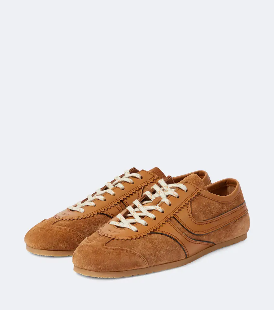 Dries Van Noten Leather and suede sneakers | Thumbnail 4 Dries Van Noten Leather and suede sneakers | Thumbnail 4