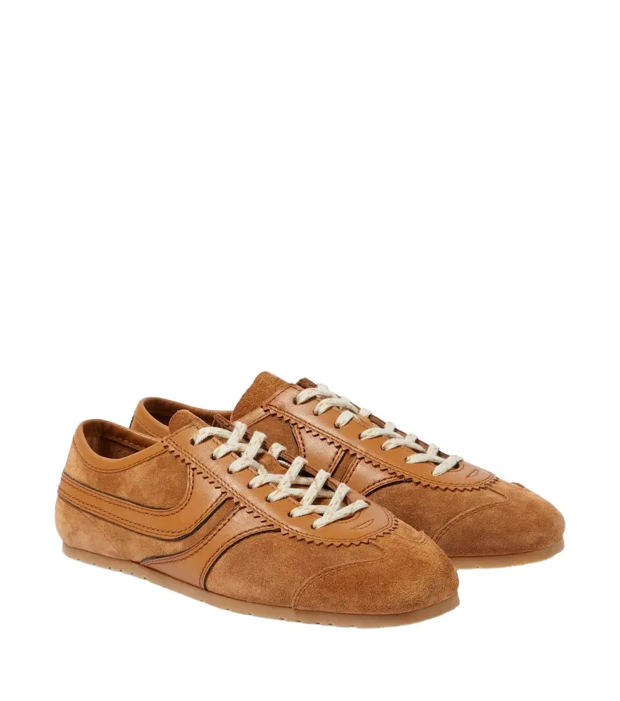 Leather and suede sneakers Leather and suede sneakers