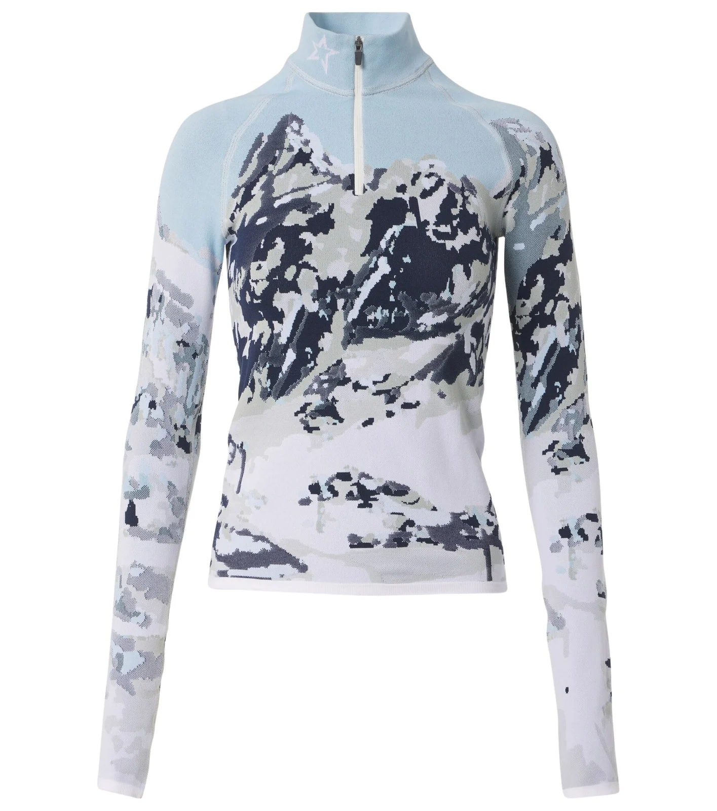 Jacquard half-zip ski top Jacquard half-zip ski top