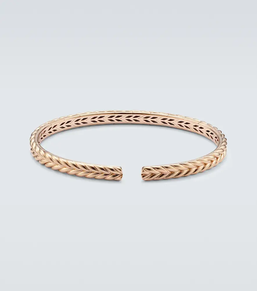 David Yurman Chevron 18kt rose gold cuff bracelet | Thumbnail 2 David Yurman Chevron 18kt rose gold cuff bracelet | Thumbnail 2