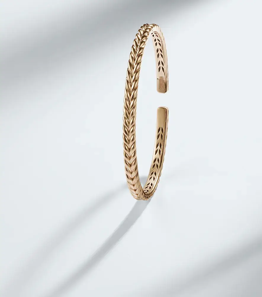 David Yurman Chevron 18kt rose gold cuff bracelet | Thumbnail 3 David Yurman Chevron 18kt rose gold cuff bracelet | Thumbnail 3