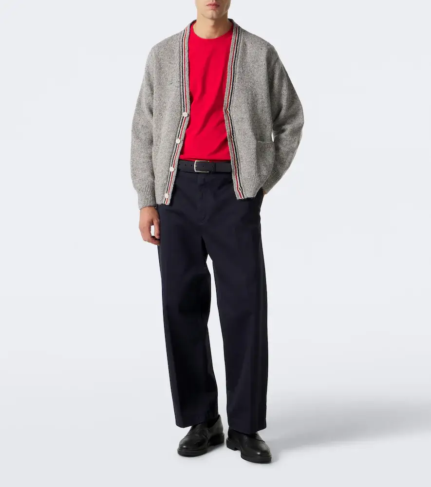 Thom Browne 4-Bar cotton jersey T-shirt | Thumbnail 3 Thom Browne 4-Bar cotton jersey T-shirt | Thumbnail 3
