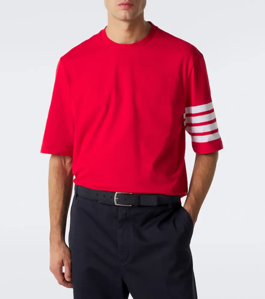 Thom Browne 4-Bar cotton jersey T-shirt | Thumbnail 7 Thom Browne 4-Bar cotton jersey T-shirt | Thumbnail 7