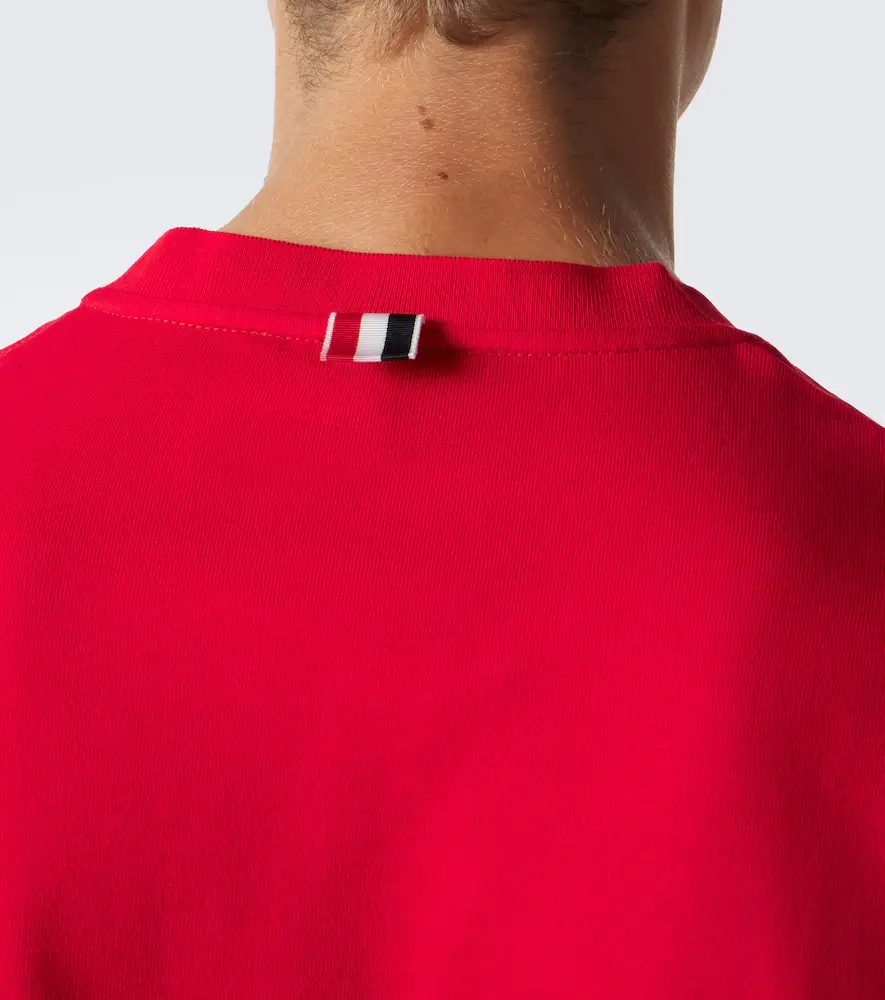 Thom Browne 4-Bar cotton jersey T-shirt | Thumbnail 8 Thom Browne 4-Bar cotton jersey T-shirt | Thumbnail 8