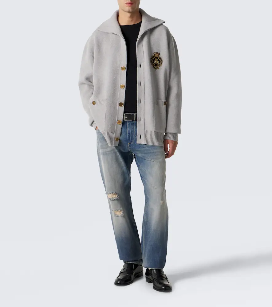 Dolce & Gabbana Logo virgin wool cardigan | Thumbnail 4 Dolce & Gabbana Logo virgin wool cardigan | Thumbnail 4
