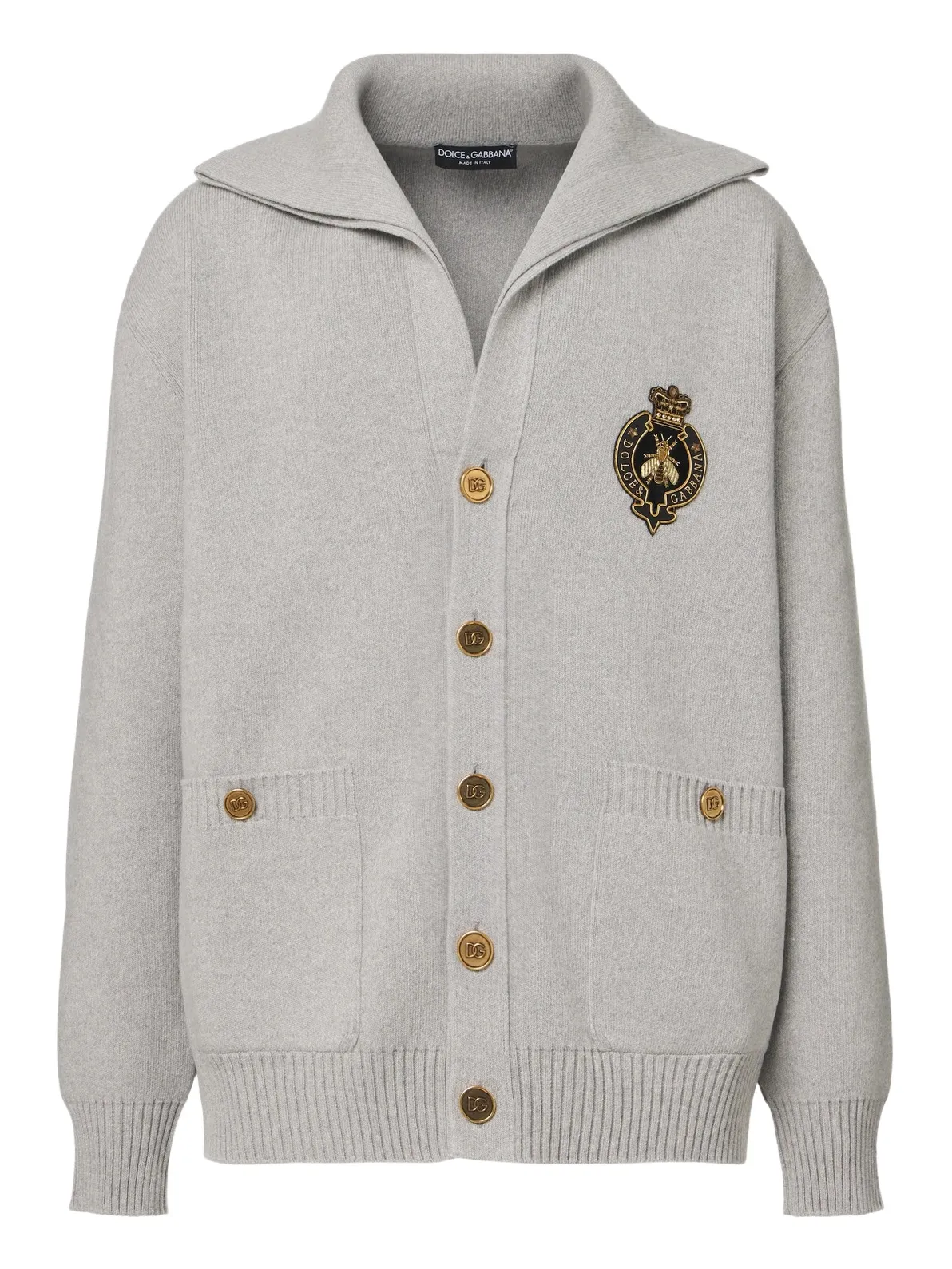 Dolce & Gabbana Logo virgin wool cardigan