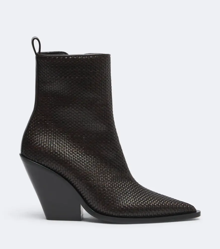 Souliers Martinez Colorado woven leather ankle boots | Thumbnail 4 Souliers Martinez Colorado woven leather ankle boots | Thumbnail 4