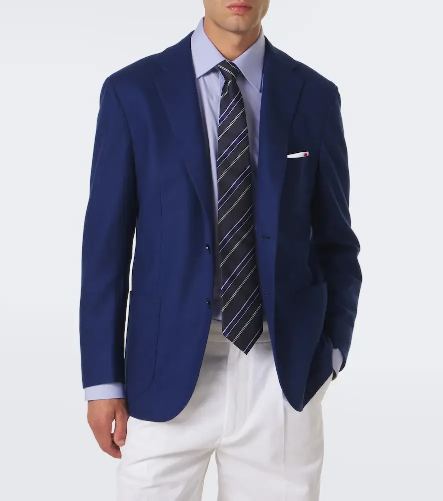 Kiton Wool and cashmere blazer | Thumbnail 4