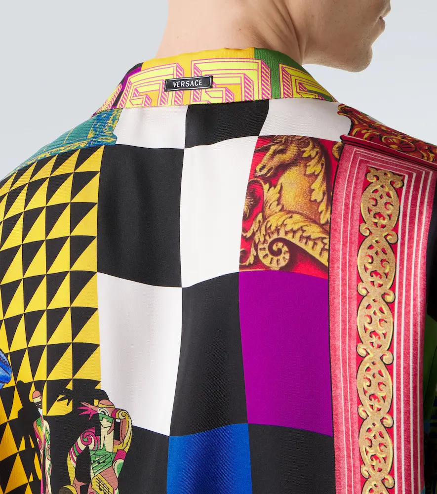 Versace Medusa silk twill bowling shirt | Thumbnail 4