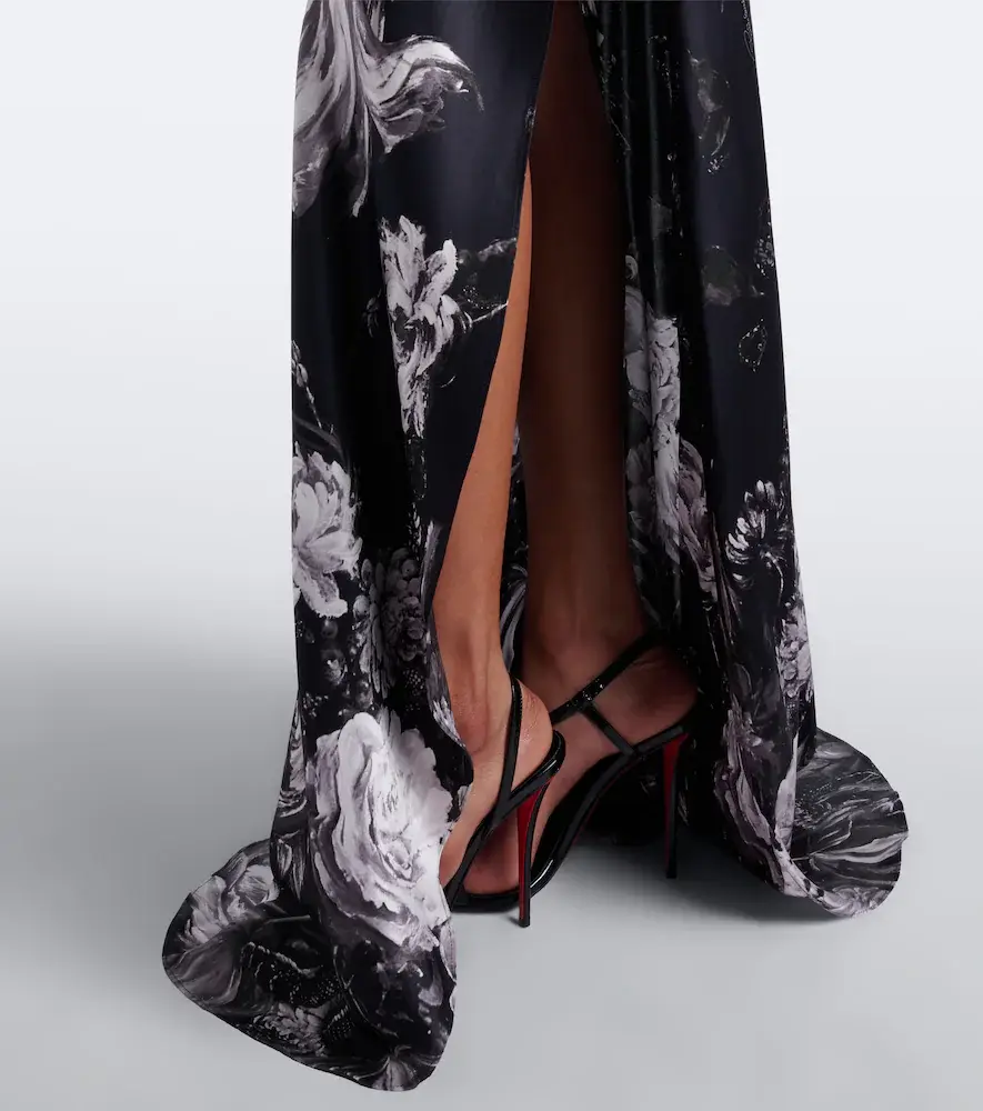 Roberto Cavalli Floral halterneck silk maxi dress | Thumbnail 4 Roberto Cavalli Floral halterneck silk maxi dress | Thumbnail 4
