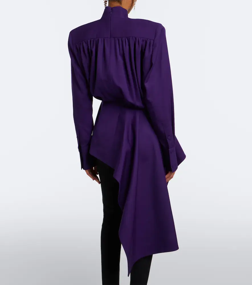 Mugler Peplum wool blouse | Thumbnail 4 Mugler Peplum wool blouse | Thumbnail 4