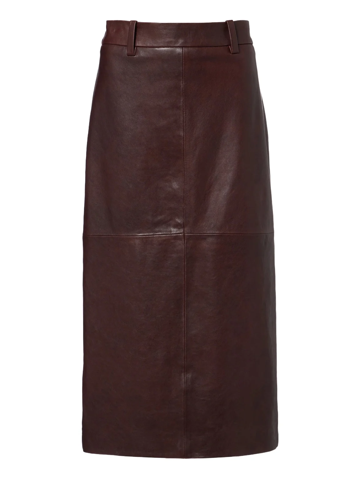 Leather midi skirt Leather midi skirt