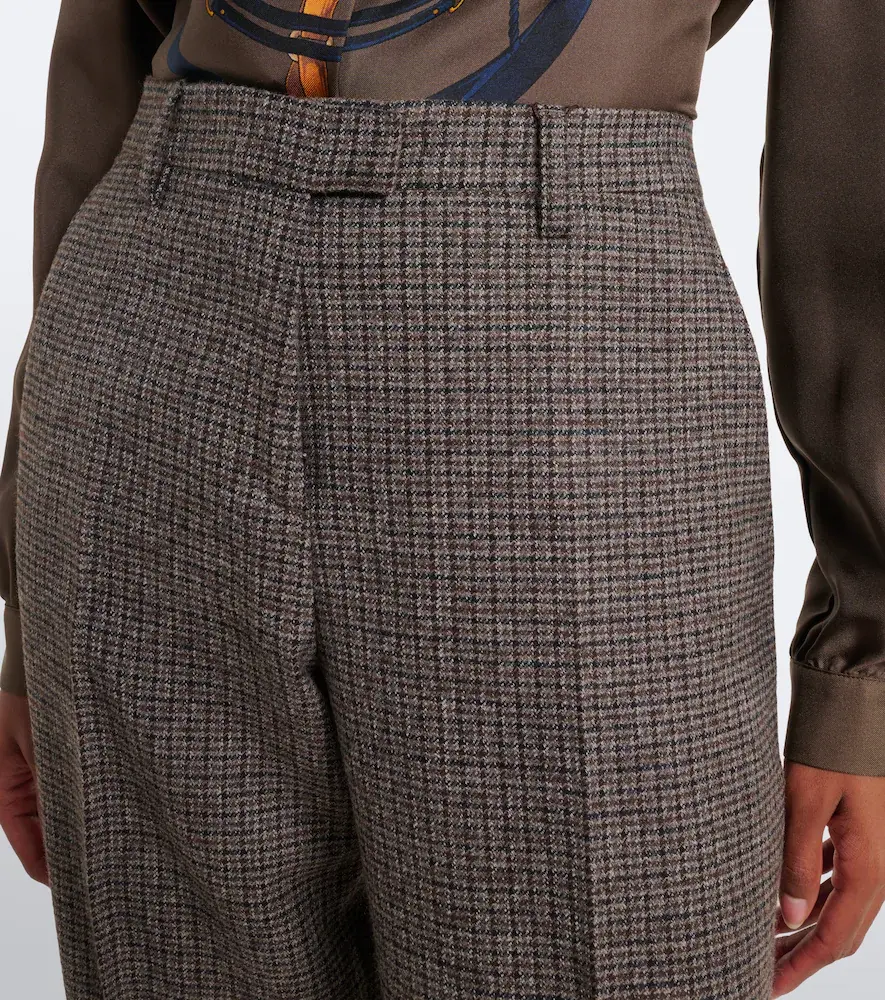 Etro Checked wool straight pants | Thumbnail 2 Etro Checked wool straight pants | Thumbnail 2