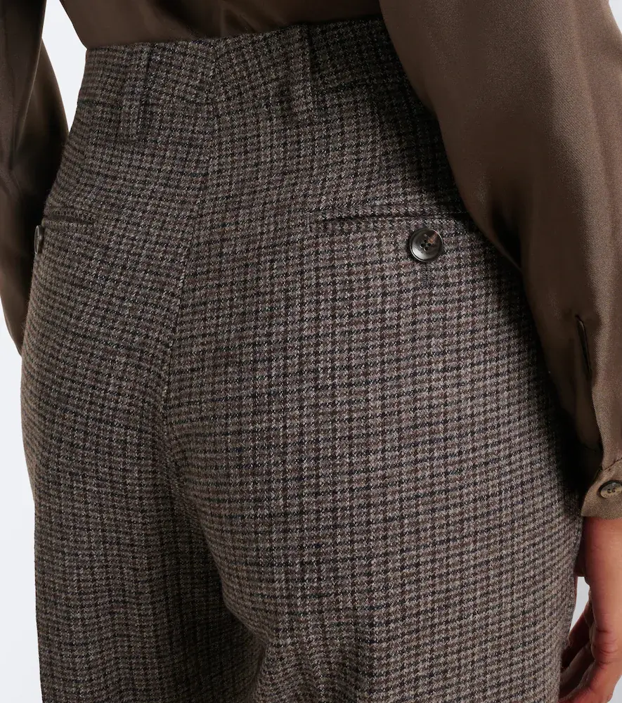 Etro Checked wool straight pants | Thumbnail 6 Etro Checked wool straight pants | Thumbnail 6