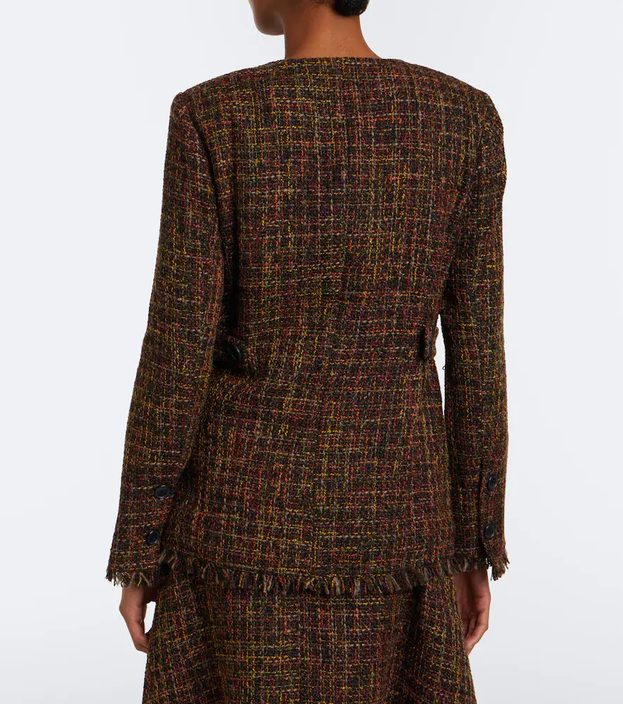 Proenza Schouler White Label Aurelia bouclé jacket | Thumbnail 4