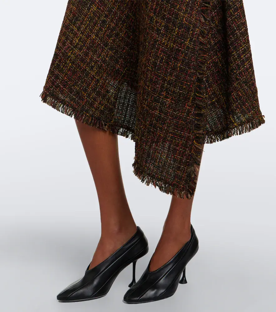 Proenza Schouler White Label Layne bouclé midi skirt | Thumbnail 2