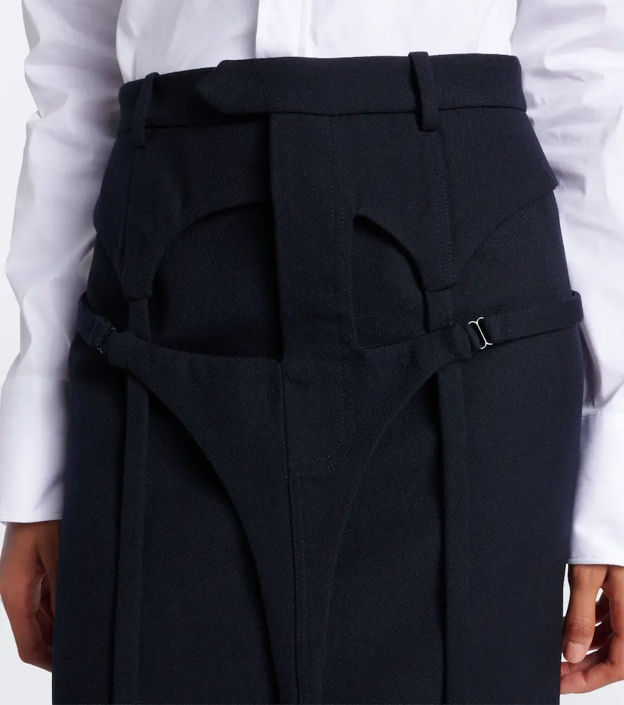 Jean Paul Gaultier Layered virgin wool pencil skirt | Thumbnail 2 Jean Paul Gaultier Layered virgin wool pencil skirt | Thumbnail 2