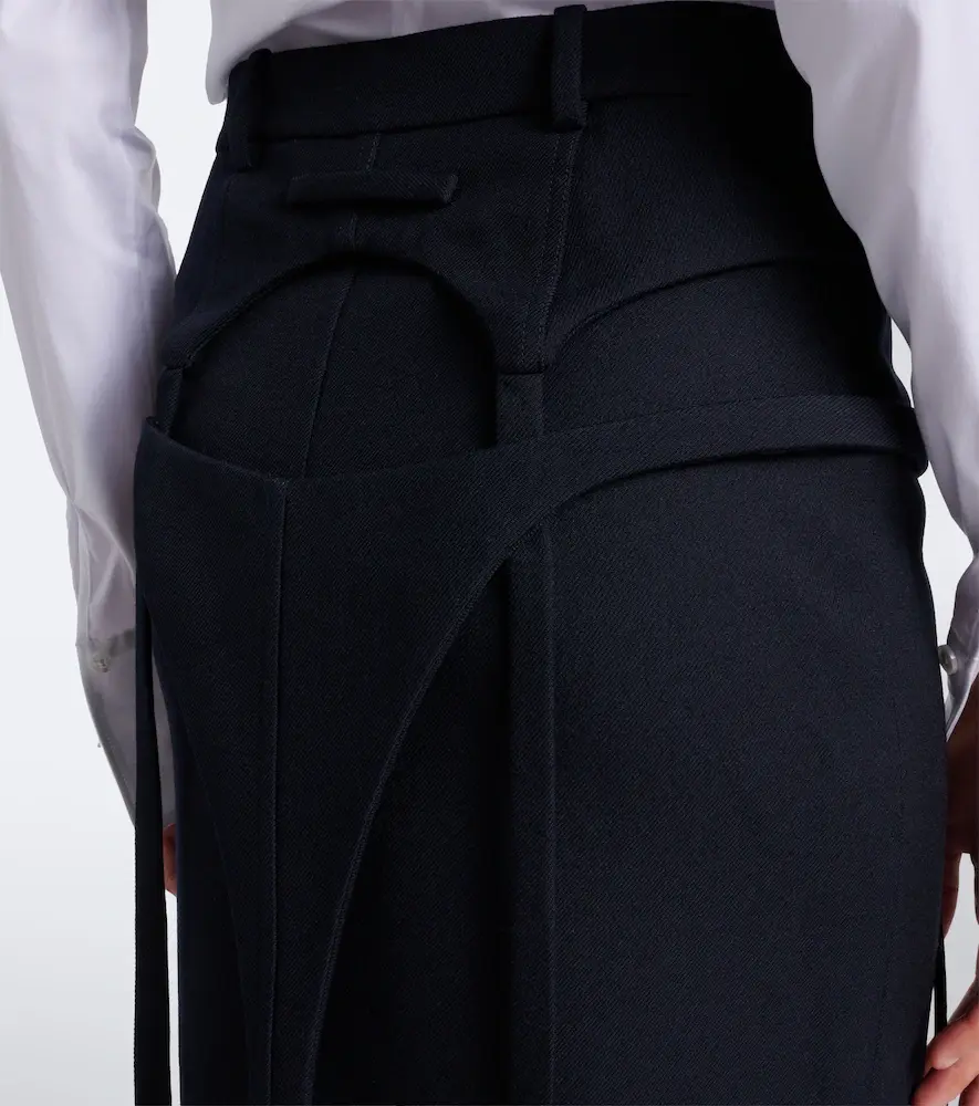 Jean Paul Gaultier Layered virgin wool pencil skirt | Thumbnail 3 Jean Paul Gaultier Layered virgin wool pencil skirt | Thumbnail 3