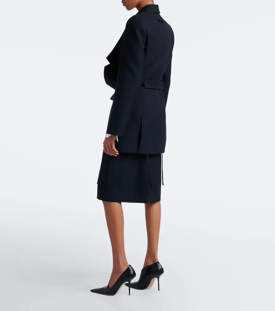 Jean Paul Gaultier Layered virgin wool pencil skirt | Thumbnail 6 Jean Paul Gaultier Layered virgin wool pencil skirt | Thumbnail 6