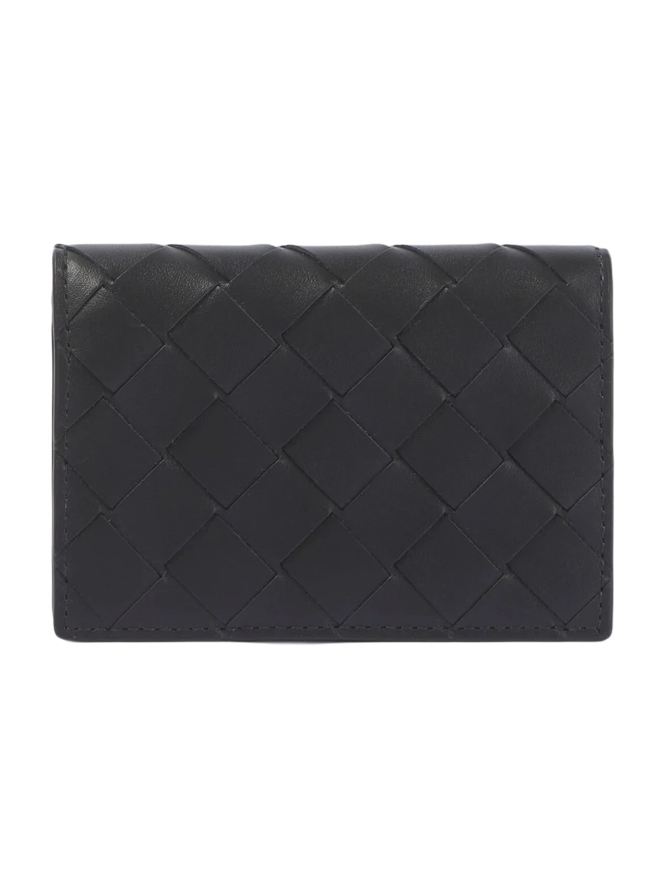 Bottega Veneta Intrecciato leather card holder