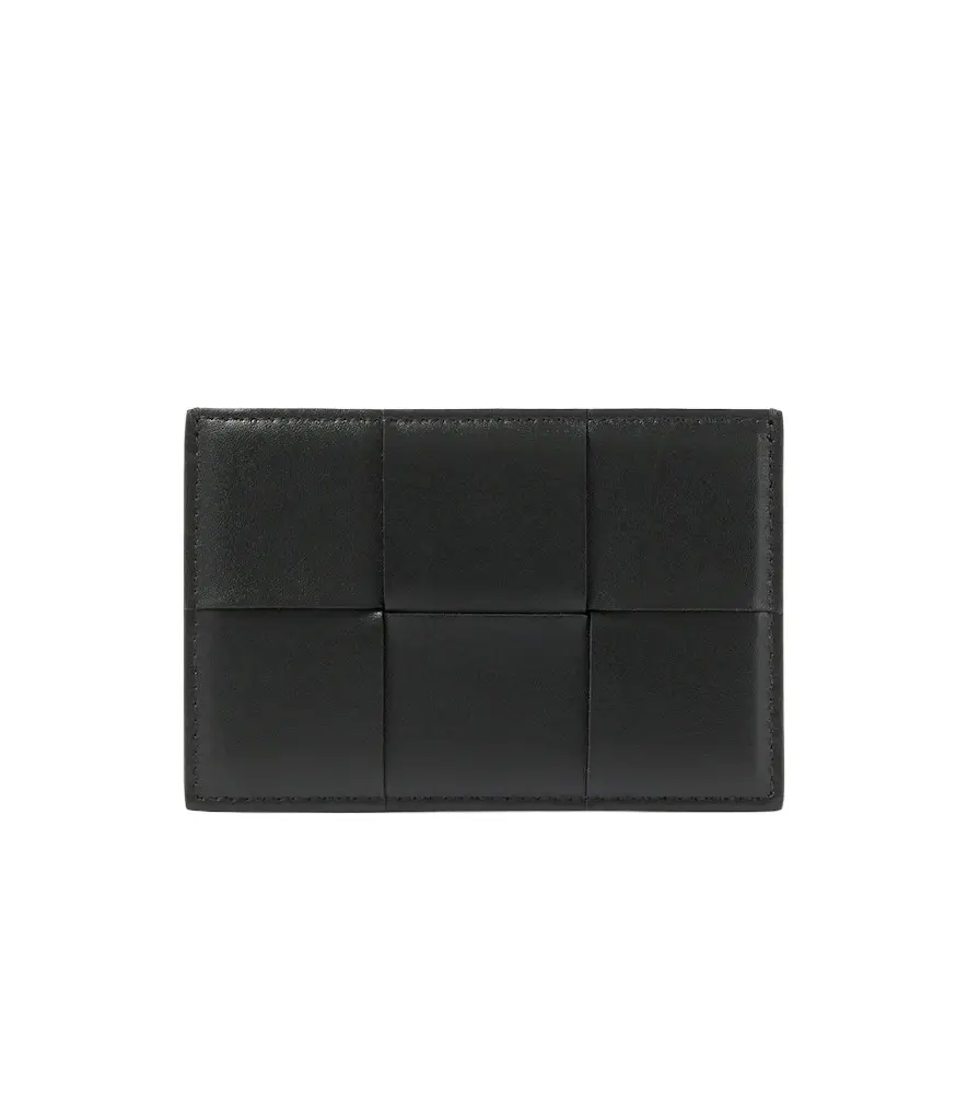 Bottega Veneta Cassette Intreccio leather card holder