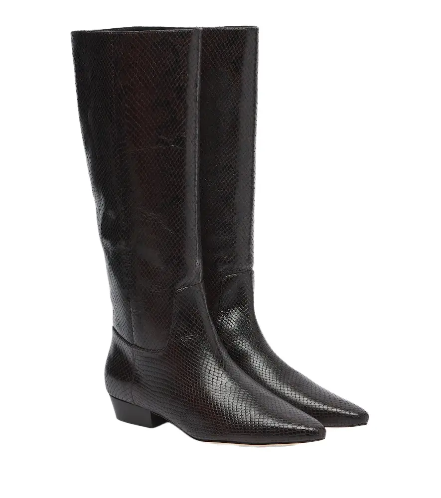 Veronica Beard Gabrielle leather knee-high boots